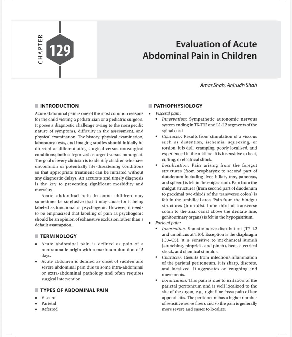 Algorithm in Pediatrics 1